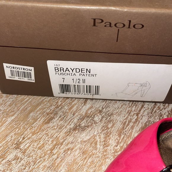 Patent pink black heels 7.5 - Picture 2 of 5